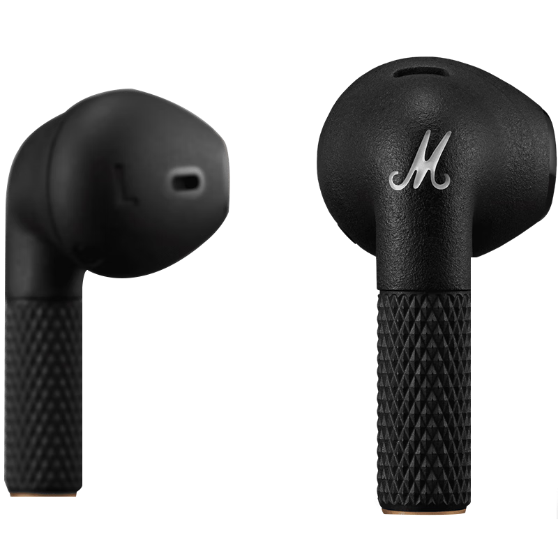 马歇尔（Marshall）MINOR III耳机真无线重低音防水无线蓝牙TWS耳麦 黑色