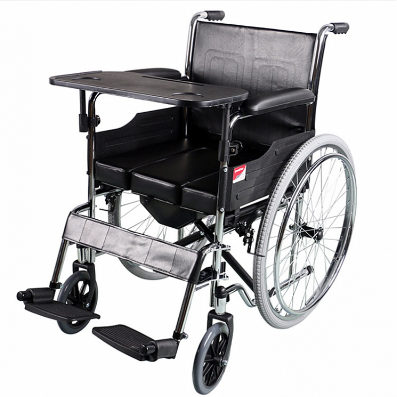 h005b轮椅多功能老人手家用折叠轻便轮椅残疾代步手推车轮椅 h055b