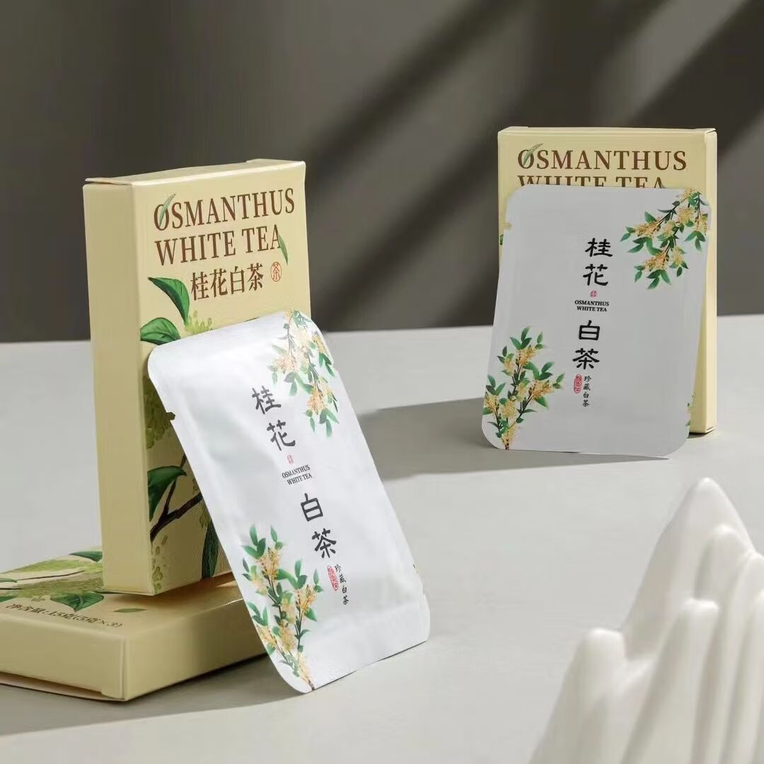 盈堂正宗白茶桂花白茶桂香蜜韵白茶小包装方便携带夏日清香饮饮品茶包