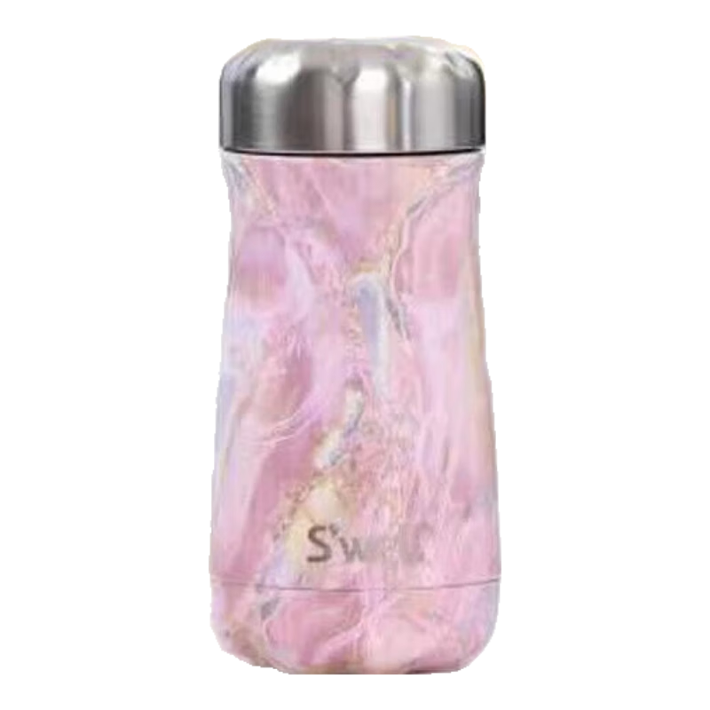 swell寬口保溫杯大容量不銹鋼戶外保溫水杯家居館禮物 玫瑰晶洞350ml
