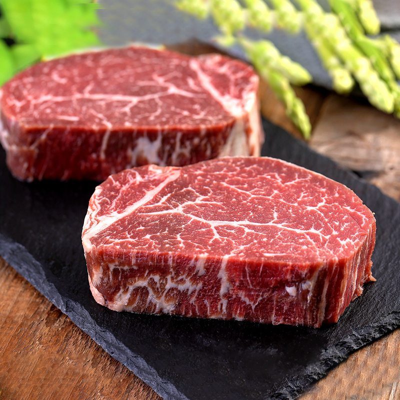 味驿使澳洲 和牛m7级 嫩牛柳 儿童菲力 雪花牛肉 500g 原切厚切2.