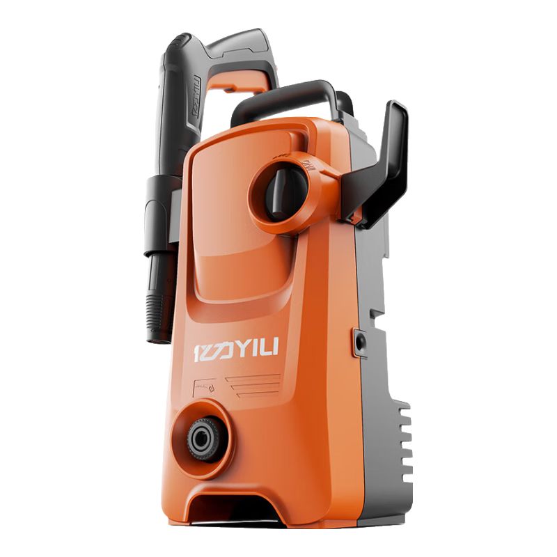 億力高壓洗車機 洗車高壓水槍 高壓清洗機大功率洗車神器洗車泵 1200W 家用款-進出7米管【便攜收納】