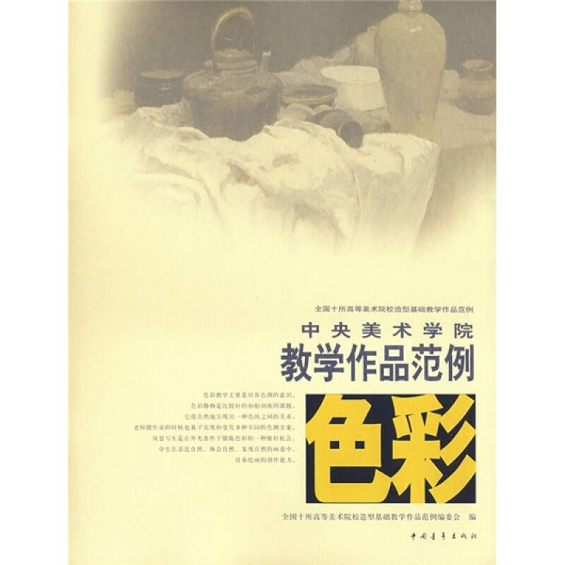 中央美术学院教学作品范例 色彩 《所高等美术院校造型【正版好书，下单速发】