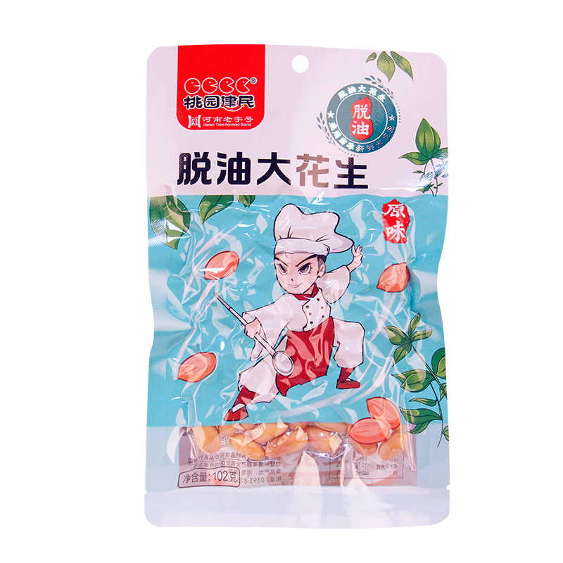 桃园建民 桃园建民大花生五香麻辣袋装花生零食下酒菜熟花生 原味大花生 1袋