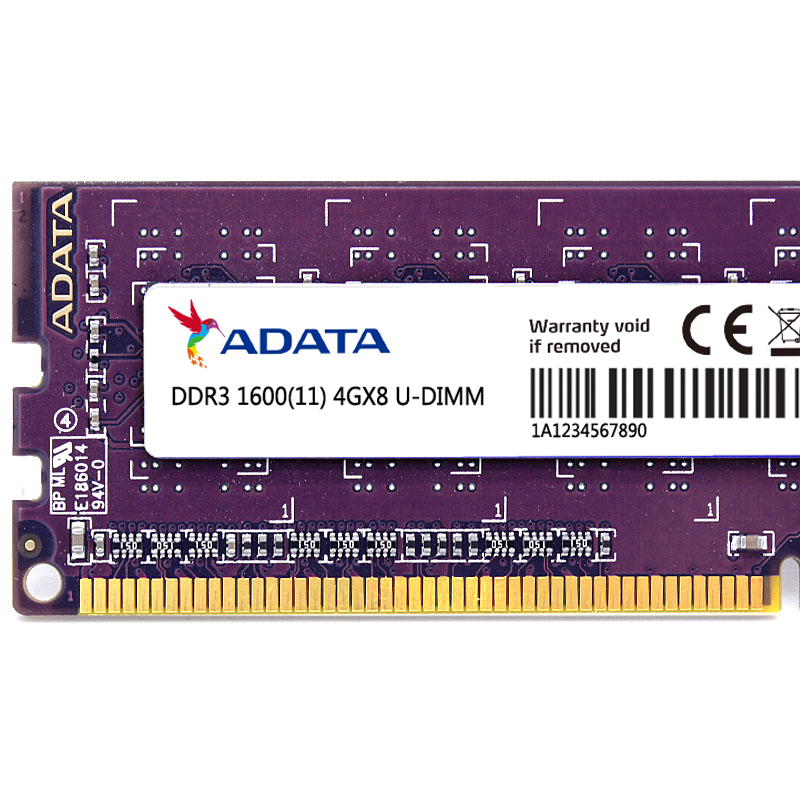 威刚（ADATA）4GB DDR3 1600  台式机内存 万紫千红