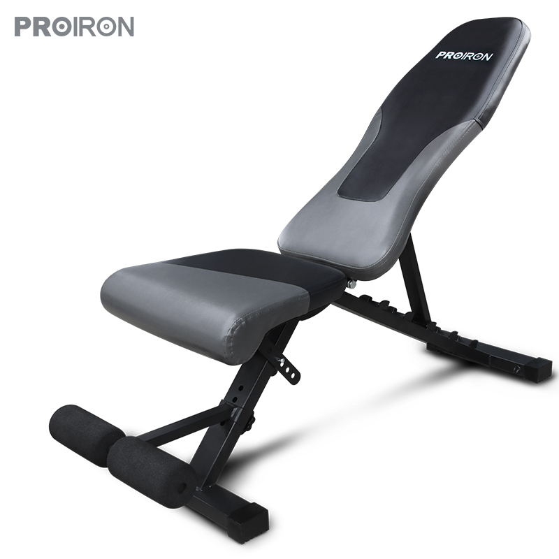 PROIRON 多功能哑铃凳健身椅可折叠飞鸟凳仰卧起坐腹肌板 家用运动健身器材 可折叠多功能哑铃凳