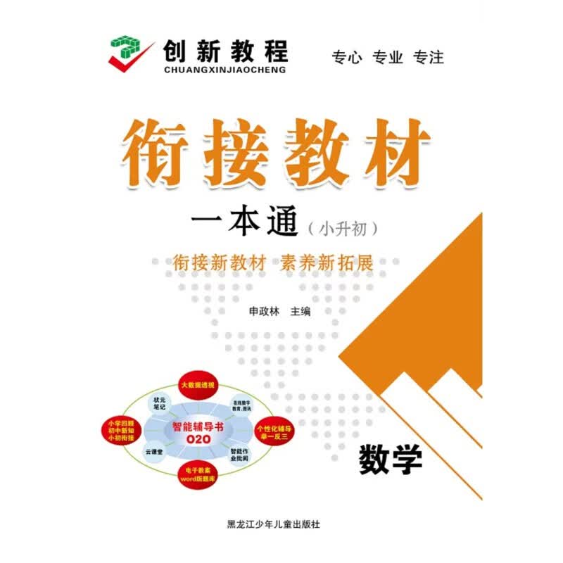 2023小升初衔接教材一本通小学六年级语文数学英语全套人教版暑假作业总复习大全初中预备班小学升初中衔 (单本)数学 小学升初中