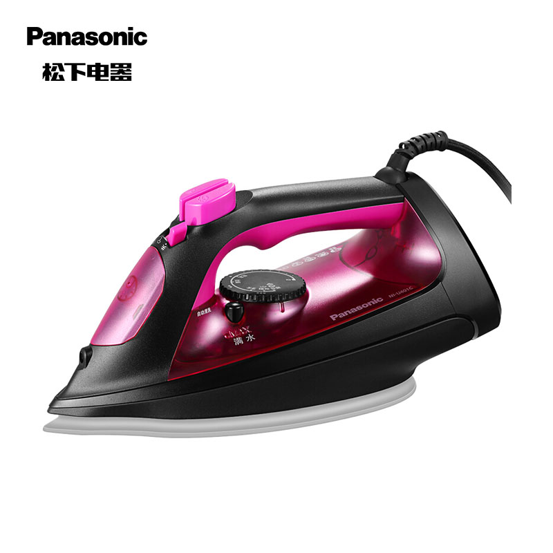 松下（Panasonic）电熨斗家用 手持蒸汽挂烫机 蒸汽熨烫 自动清洁 NI-U401C