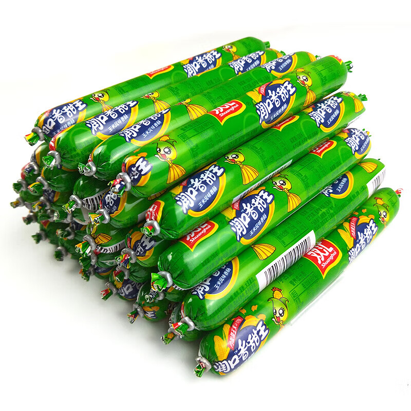 双汇玉米肠火腿肠75g大根润口香甜王甜玉米味香肠整箱批即食零食  玉米肠38gx30支