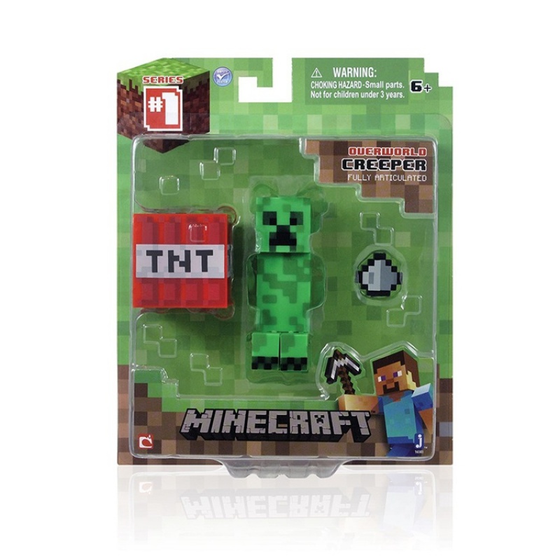 利瑞芬我的世界mc手办盲盒mc我的世界盲盒him模型史蒂夫苦力怕末影人