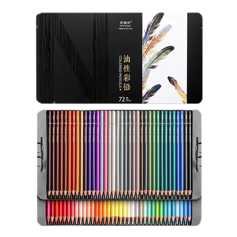 ����ᣨNYONI��72ɫ���Բ�ɫǦ��ԭľ���ǳ��˳�ѧ�߻�����ͼ���������Ǧ��װN8520-72