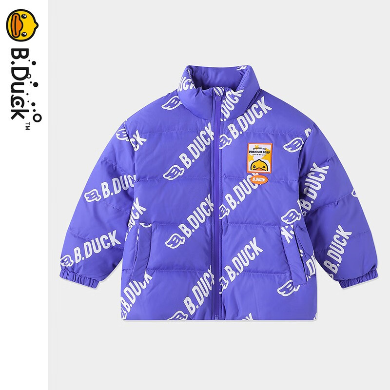 b.duck 小黄鸭 童装儿童羽绒服 白鸭绒上衣