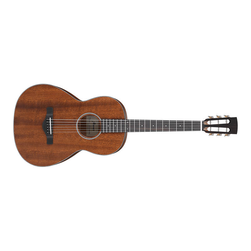 ibanez依班娜 单板木吉他面单民谣吉他avn复古做旧传统系列黑色声电箱