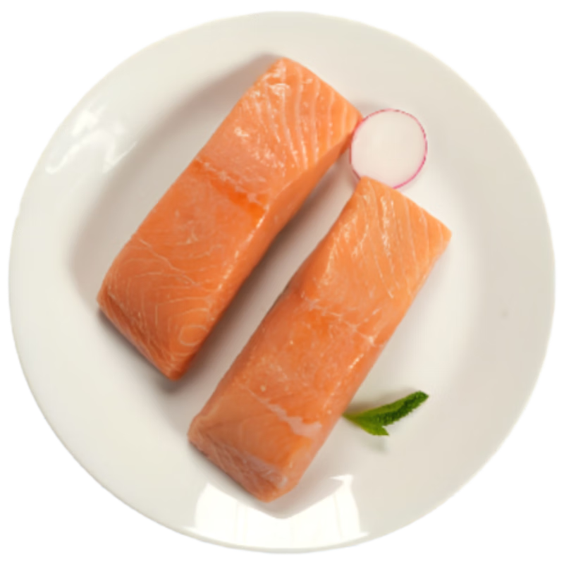 京东超市 海外直采智利三文鱼段大西洋鲑400g 单片真空 新老包装交替发货