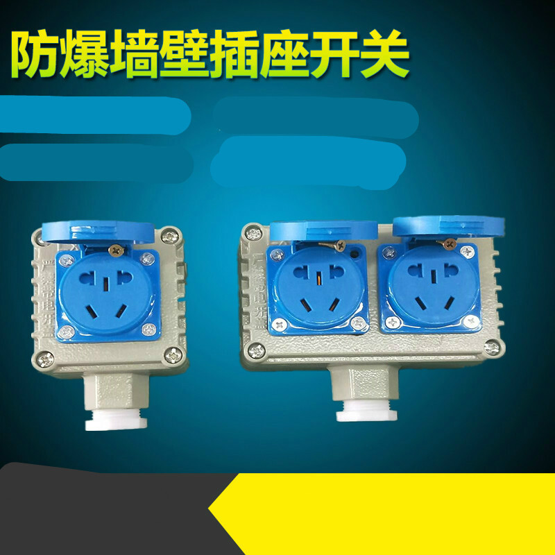 插座86型220v五孔防尘明装10a十孔暗装工业防水消防插座 5孔防爆插座