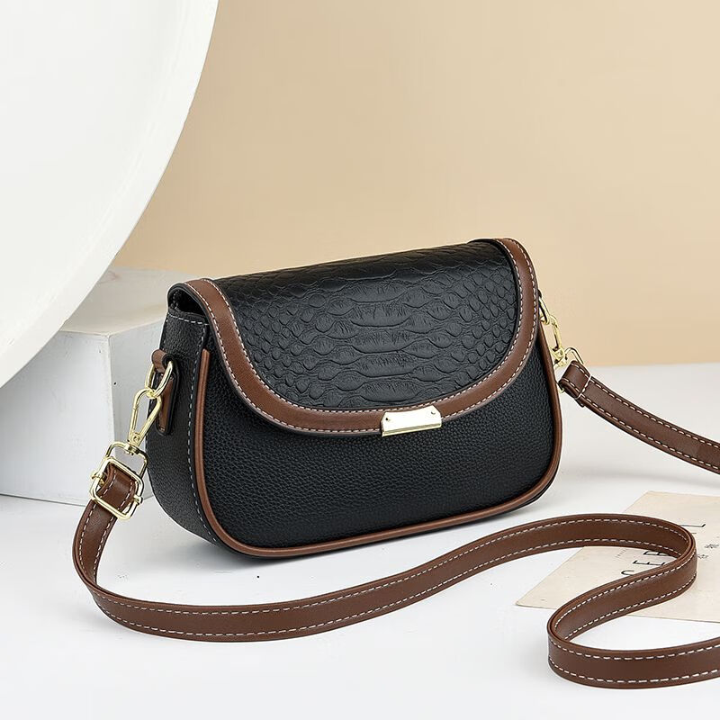 拉木各菲包包女2024新款时尚洋气鳄鱼纹手机斜挎小包百搭中年妈妈女士