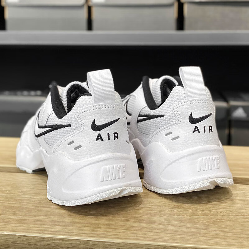 耐克(nike)女鞋子air heights气垫厚底老爹鞋网面透气运动休闲鞋复古
