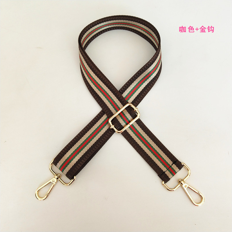 奈池特（NAICHITE）包带子百搭宽带子包包带配件斜跨可调节彩色替换带加长背包带减负 咖色百搭款