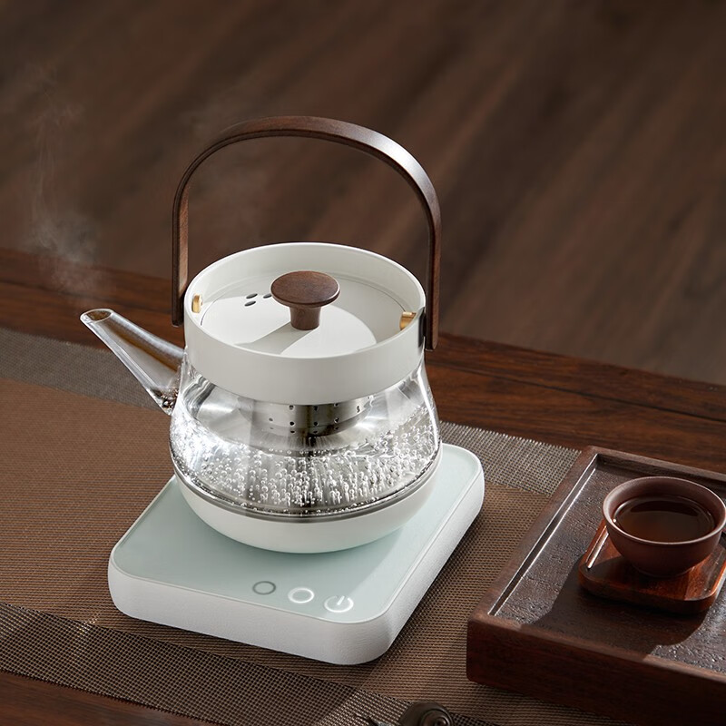 haomingtian智能触控zw810电热玻璃煮茶壶小型家用养生恒温泡茶壶烧水