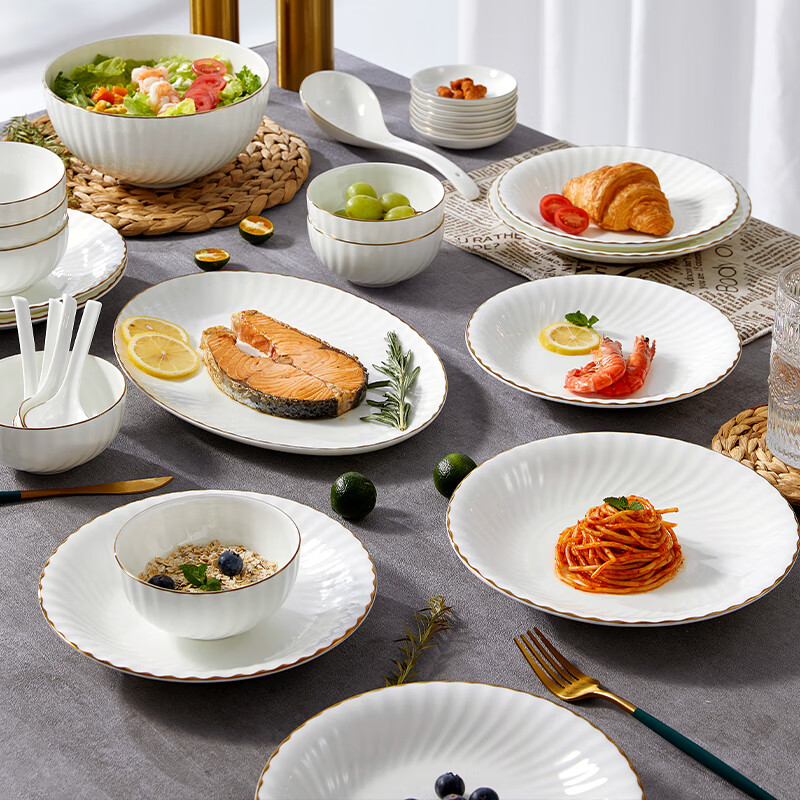 京东京造餐具套装碗碟套装如何呢？质量评分好么