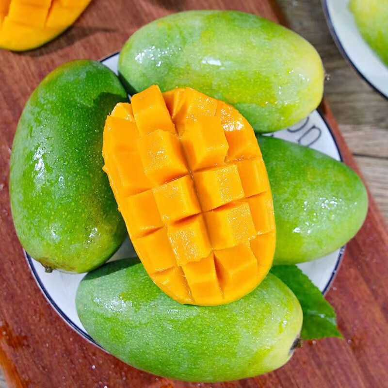 张小壮 大青芒  大芒果 青皮芒 青芒果 热带水果 新鲜水果 精选3斤单