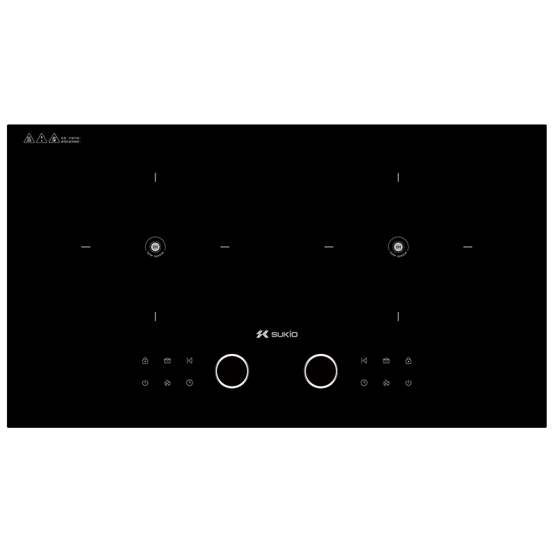 碩高（SUKIO）電磁爐嵌入式雙灶大功率家用電磁爐電陶爐3500W爆炒雙電磁灶恒溫勻火獨立控溫電池爐SK-IHS09-1