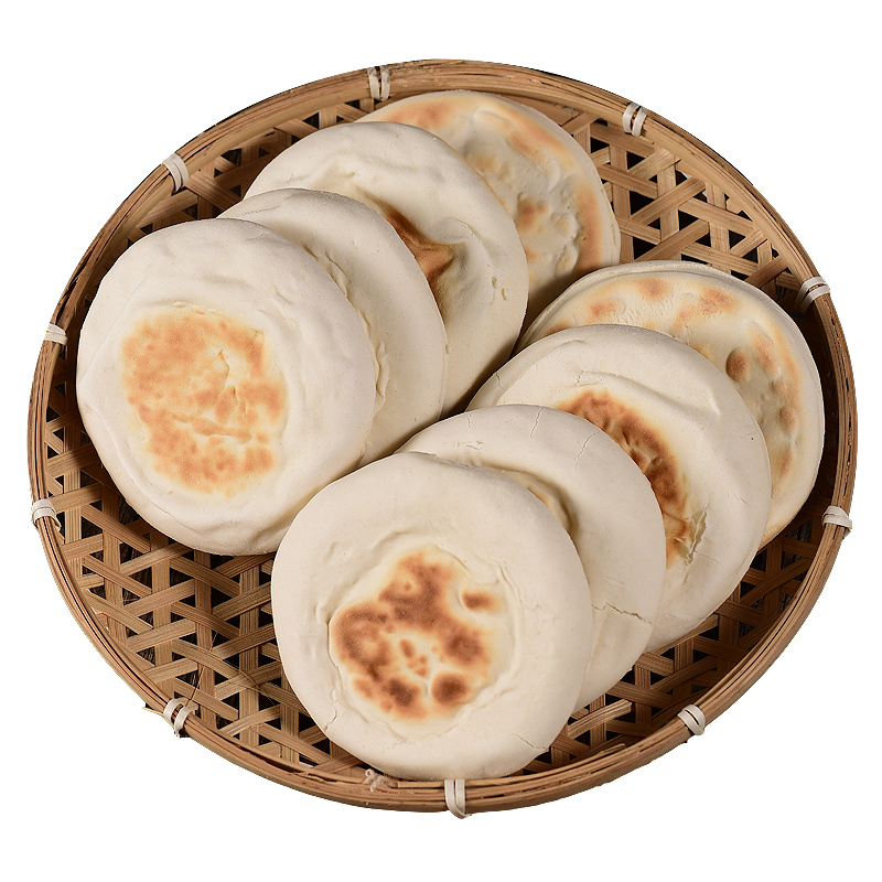 博多客 陕西特产白吉饼白吉馍里脊肉饼肉夹馍饼皮饼胚白饼电烤饼20个