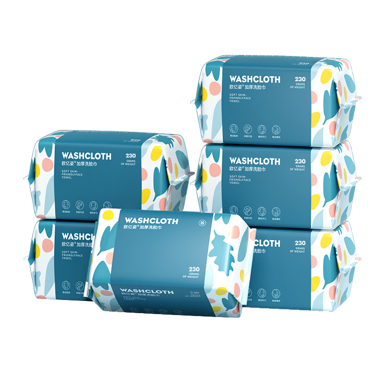 欧亿姿（oeiez） 一次性洗脸巾抽取式洁面巾纸洗脸加厚柔巾干湿两用擦脸美容巾 厚款 100抽 *10包【加厚80%】