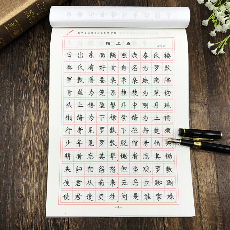 初中生楷书练字帖硬笔中学生临摹正楷速成字帖楷书入门练字本