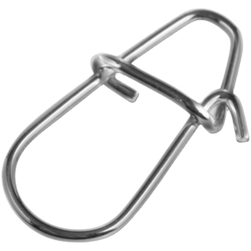 Makedi50枚別針連接器連接環(huán)8字環(huán)強(qiáng)拉力快速鏈接器路亞八字扣環(huán)釣魚(yú) 8號(hào)(50只裝)