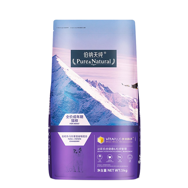 ���ڲ����������촿��Pure&Natural������ϵ�г�è�����̳���è������Ӣ��ͨ���Ͳ����촿 ��è��5kg