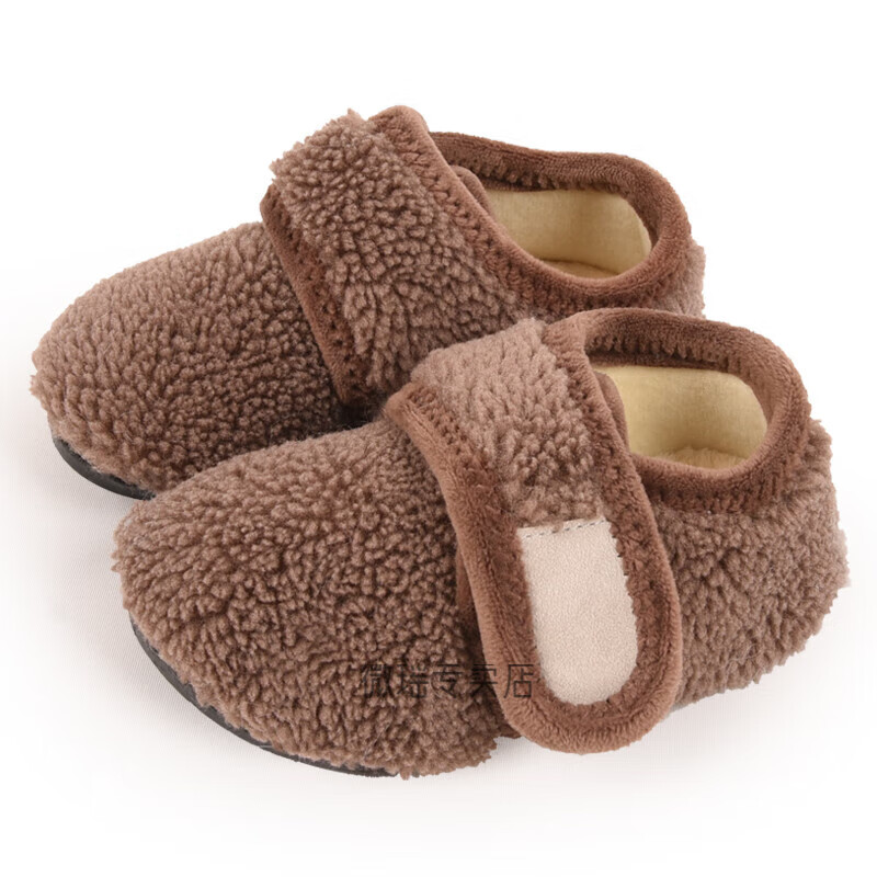 TIFICY宝宝室内地板袜防滑软底秋冬季儿童男女加绒加厚保暖学步袜子鞋 棕色 儿童28-29码适合脚长16-16.5cm)属于什么档次？