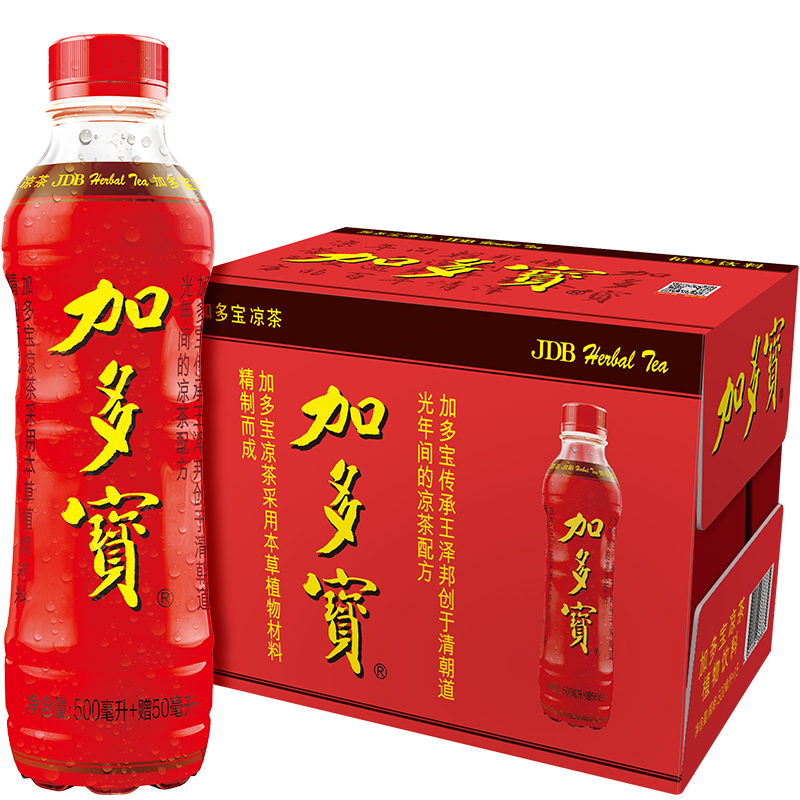 JDB 加多宝 凉茶植物饮料 500ml*15瓶整箱装