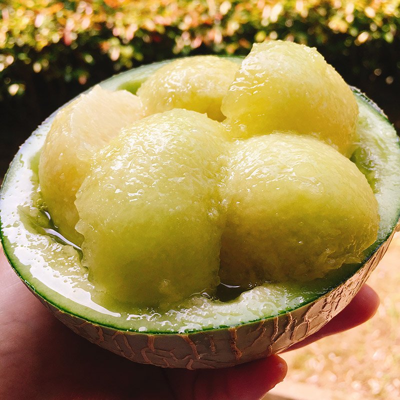 芬果时光新鲜网纹瓜玲珑蜜瓜新鲜水果5斤装