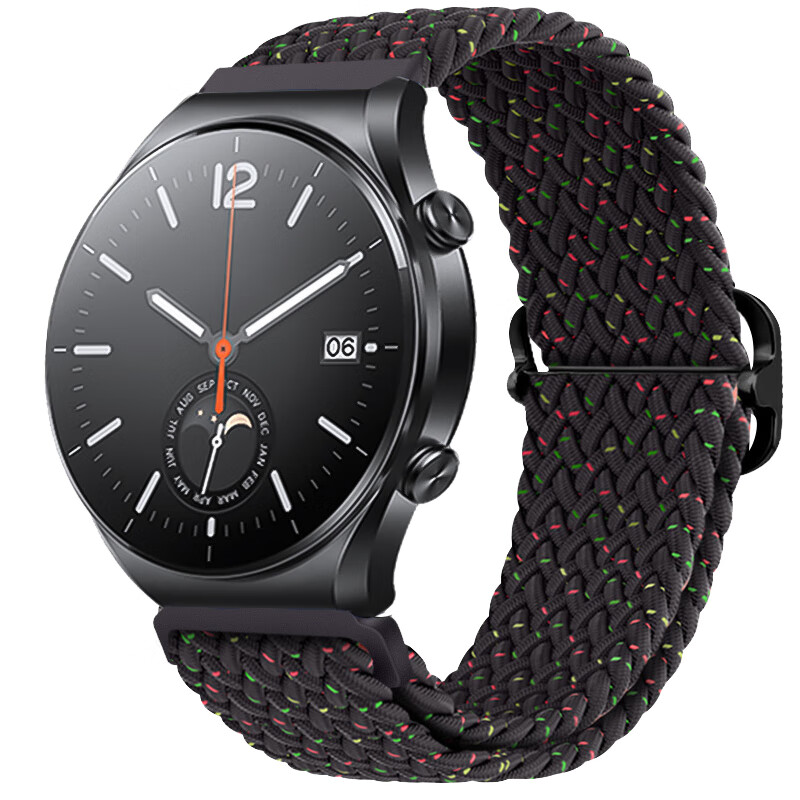 珠佩丽适用小米watchs2表带s1透气尼龙编织color2智能手表xiaomi运动