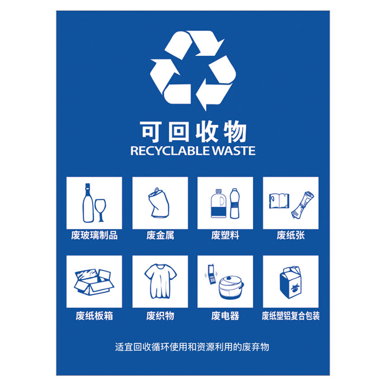 墙贴-装饰贴宫薰上海干湿垃圾可回收垃圾标识有害垃圾分类贴纸垃圾桶标签只选对的不选贵的,值得买吗？