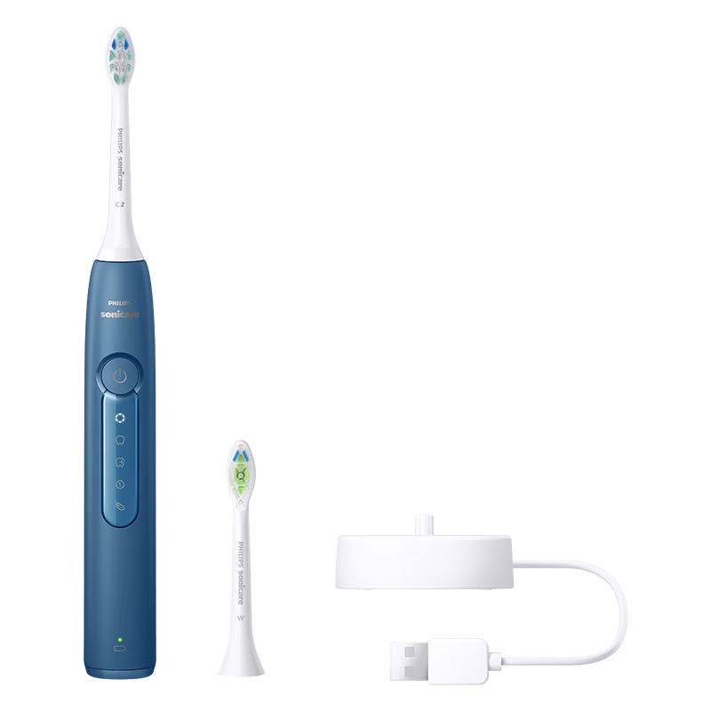 飞利浦【肖战推荐】电动牙刷钻石3系 独有新手模式&德国进口刷头 生日礼物情侣款送男生女友 X5181星云蓝
