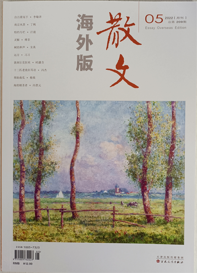 散文海外版 2022年5月号 百花文艺出版社小说散文类期刊 京东自营