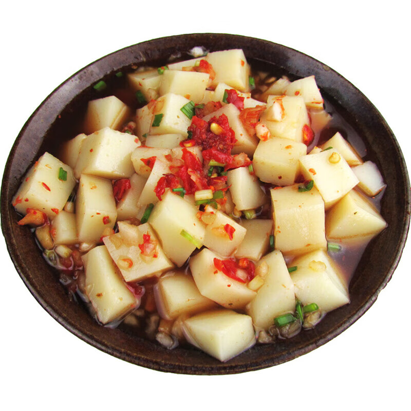 新食道手工米豆腐湖南湘西特产贵州特产小吃农家自制凉拌米糕4斤送