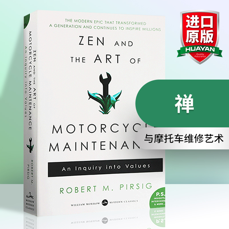 英文原版 禅与摩托车维修艺术 Zen and the Art of Motorcycle Maintenance