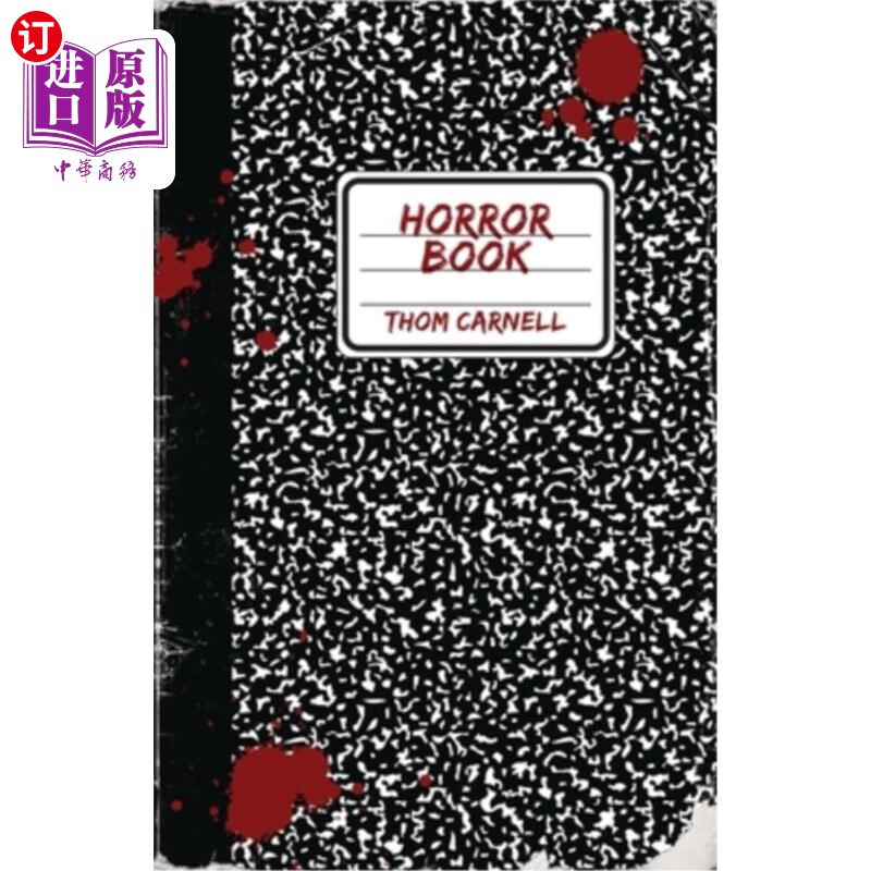 海外直订horror book 恐怖的书