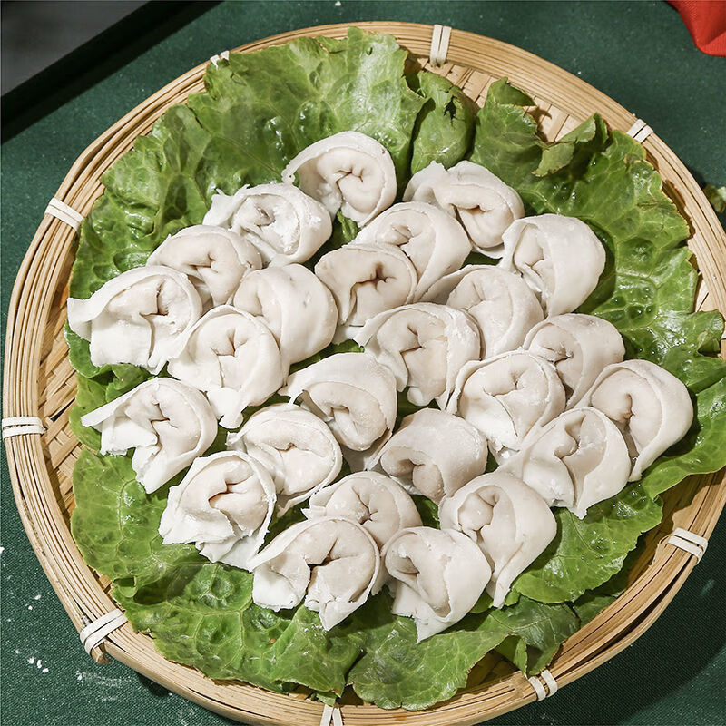 虎钢馋潮汕手工鱼皮饺正宗汕头达濠鱼卷鱼册鱼滑鱼丸皮水饺火锅食材