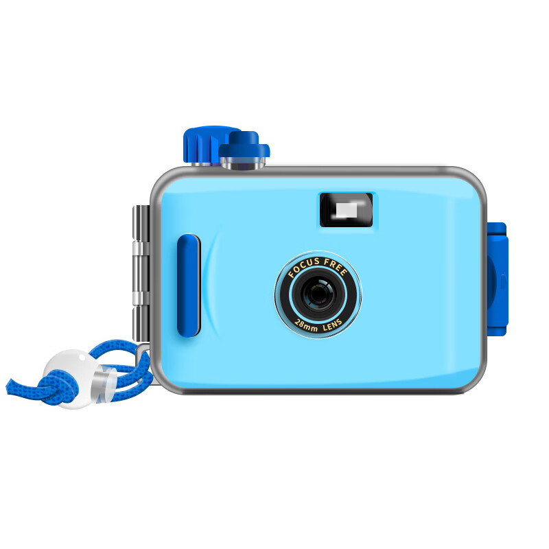 新佰（XINBAI）simple胶片相机ins傻瓜胶卷相机多次性防水照相机摄影学生送礼物 - 天空蓝