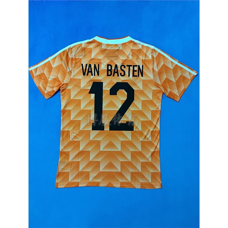 进啦1988年世界杯荷兰主场短袖足球服10号古利特12号范巴斯滕复古球衣