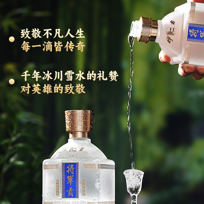 伊力将军贡（经典）伊力特 绵柔型白酒新疆白酒整箱送礼礼盒 【酒厂直供】 52.8%vol 500mL 4瓶 整箱装