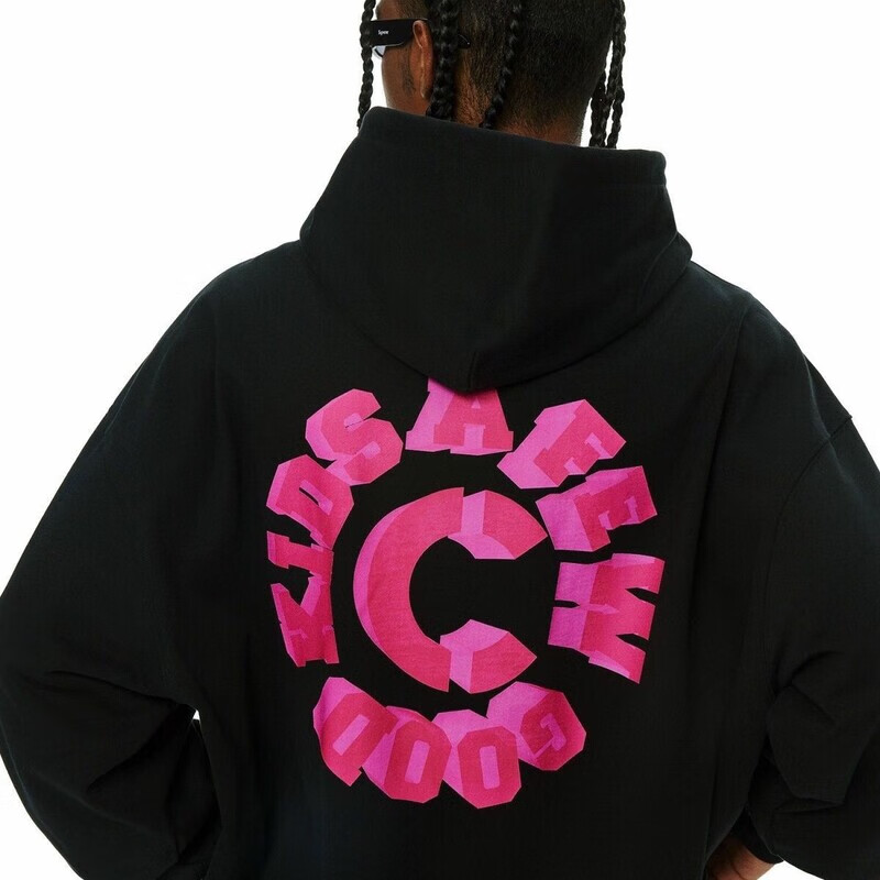 mificy【afgk*clottee】联名款 logo 情侣连帽卫衣男 马思唯 陈冠希