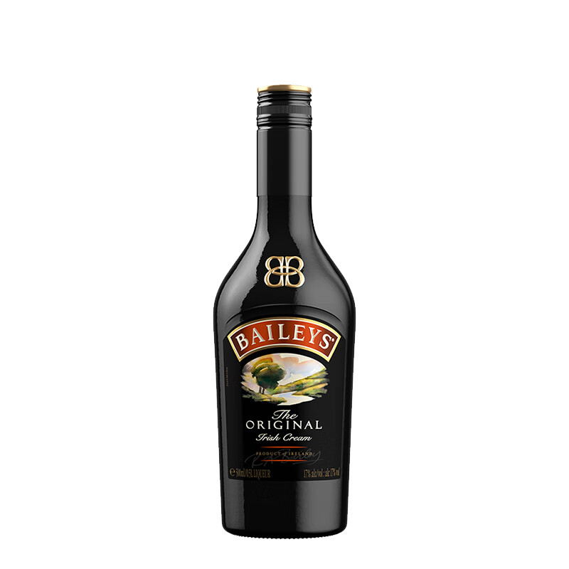 百利（Baileys）名企严选 百利 Baileys 甜酒 爱尔兰进口洋酒 奶油利口酒力娇酒 百利甜酒原味500mL1瓶