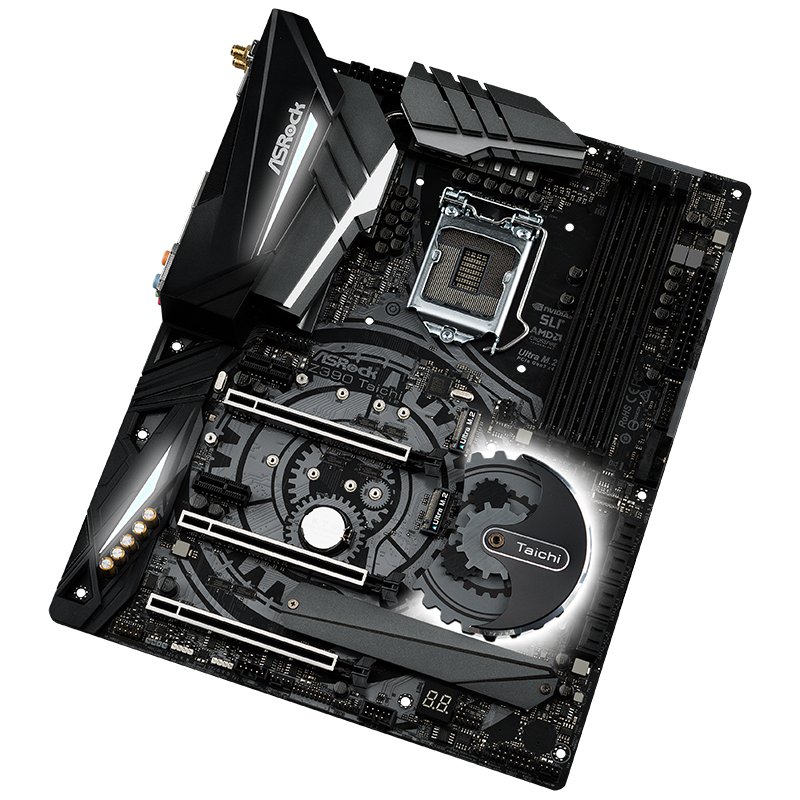 华擎（ASRock）Z390 Taichi 太极主板 支持CPU 9600K/9700K/9900K（ Intel Z390/LGA 1151）
