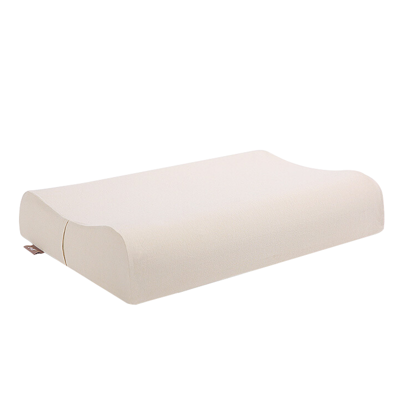 8H乳胶枕 小米枕头进口天然乳胶枕Z6 颈椎护颈枕芯 含内外枕套 大波浪按摩型枕芯 单只装