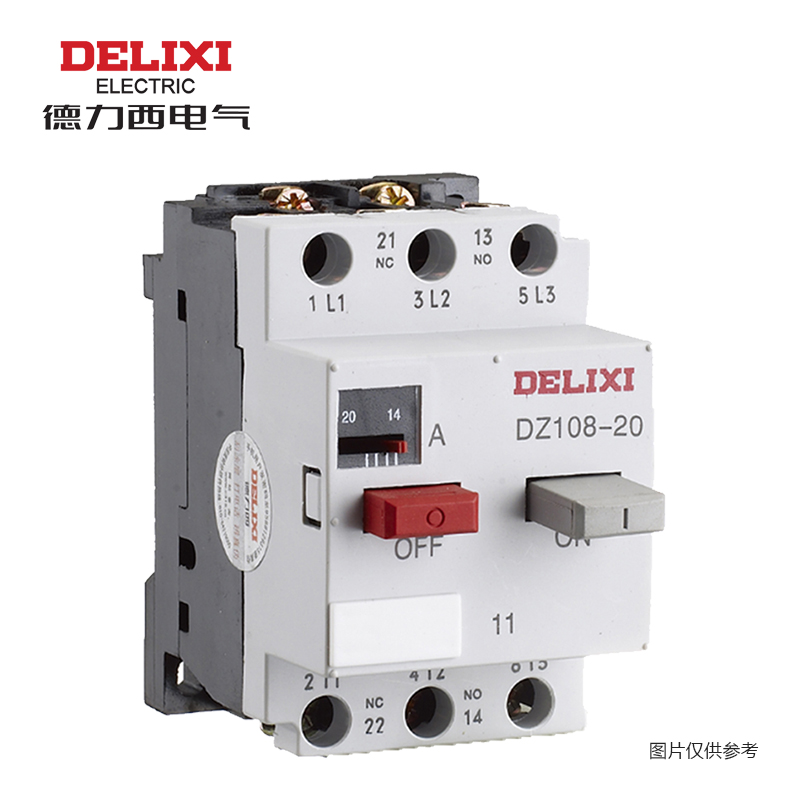 德力西电气电动机断路器DZ108系列电动机保护DZ108-20/11 10ADZ108201011,F